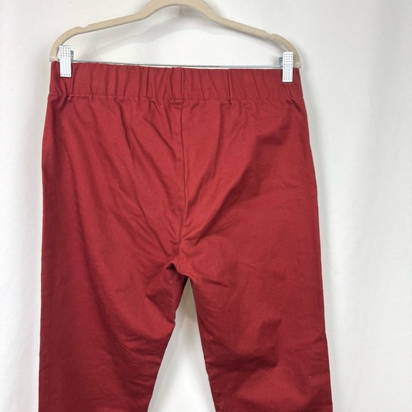 Soft Surroundings Metro Jeggings Rust Red Denim Pull On Pants Casual Sz M Tall - Picture 5 of 11